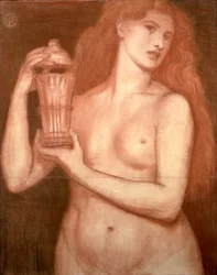Studio di un nudo femminile